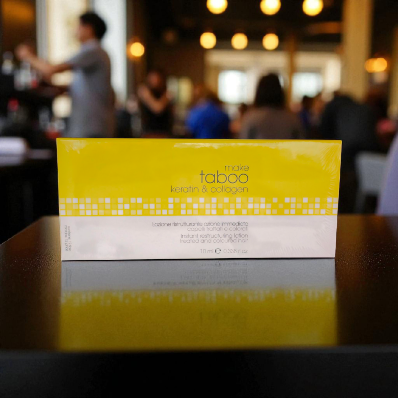 Fiale Lozione Ristrutturante - Make taboo Keratin & Collagen 10 ml