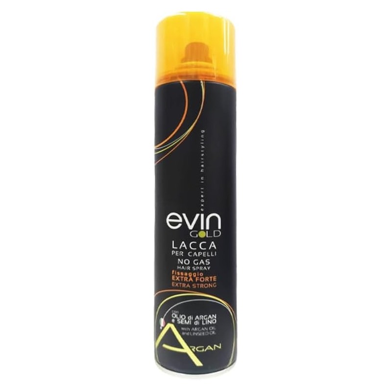 Lacca Evin Gold con Olio di Argan e Semi di Lino 400 ml