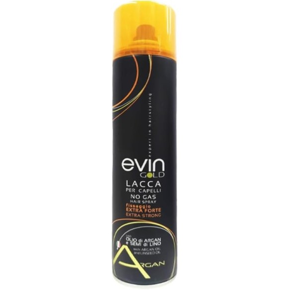 Lacca Evin Gold con Olio di Argan e Semi di Lino 400 ml