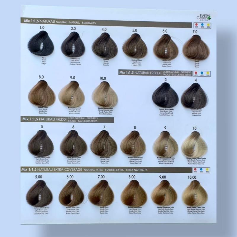 Crema colorante Professionale per capelli 100ml - Every Green