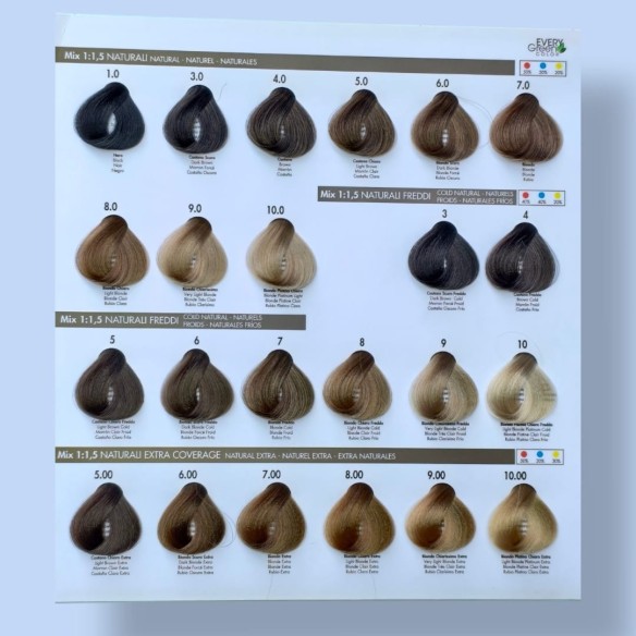 Crema colorante Professionale per capelli 100ml - Every Green