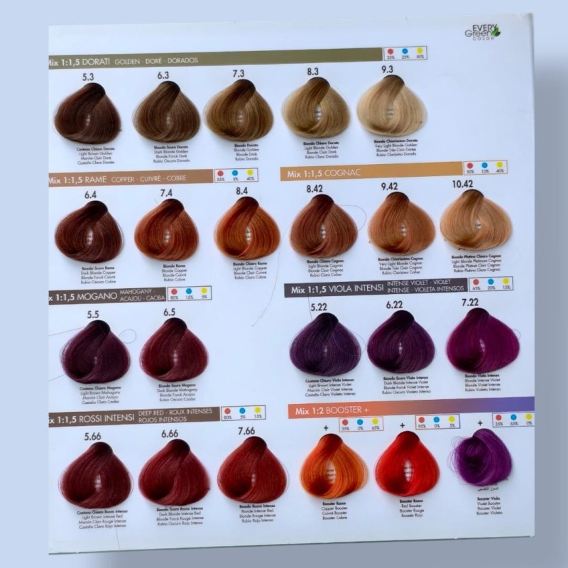 Crema colorante Professionale per capelli 100ml - Every Green