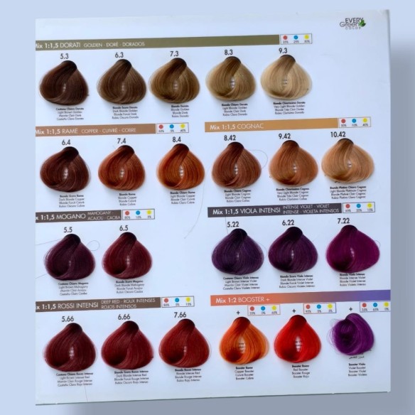 Crema colorante Professionale per capelli 100ml - Every Green