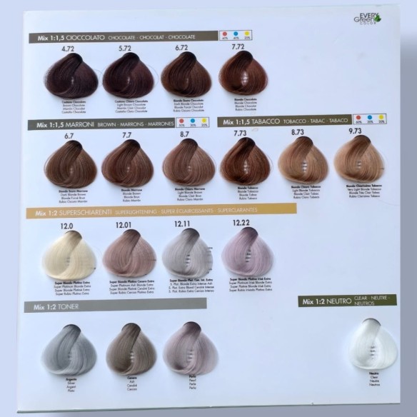 Crema colorante Professionale per capelli 100ml - Every Green